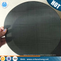 China Industrial 60 Mesh 80 Mesh Circle Black Wire Cloth Dutch Weave Wire Mesh